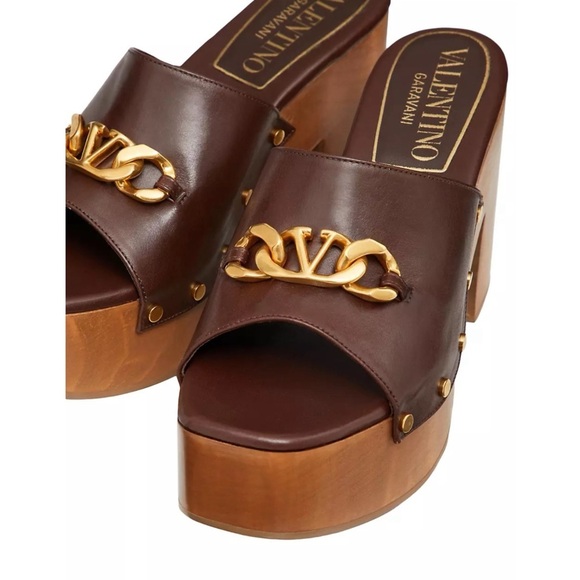 New Valentino Vlogo Chain Clog Shoes Size 40/9 - Picture 14 of 14